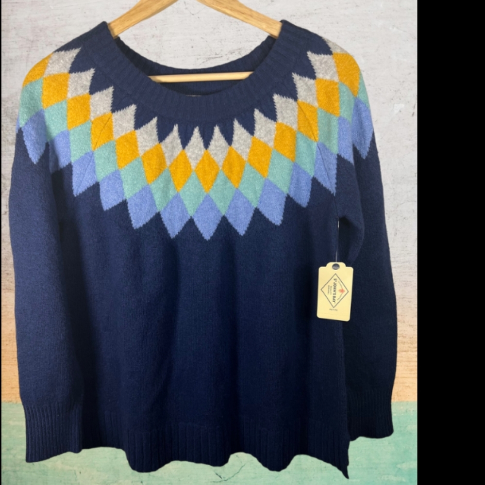 🆕St. John's Bay | Nordic Print Fair Isle Sweater Size 0X